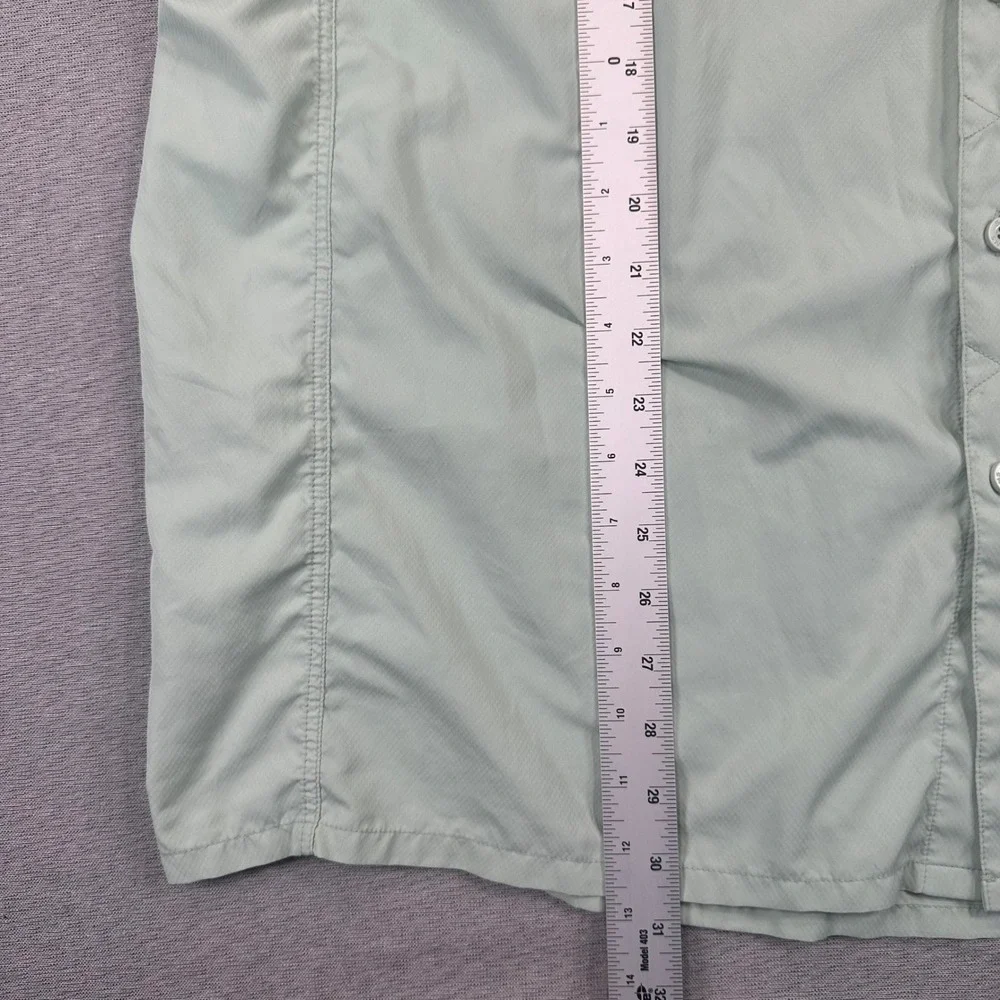 Simms Guide Series Fishing Shirt Mens 2XL Sage Green Ripstop Vented Long Sleeve